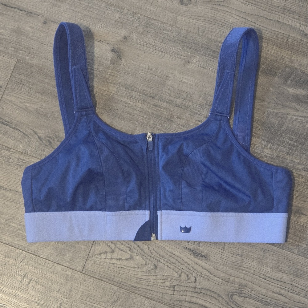 SHEFIT Ultimate Sports Bra Front Zip High Impact 1Luxe Athletic Gym Sz 14/16